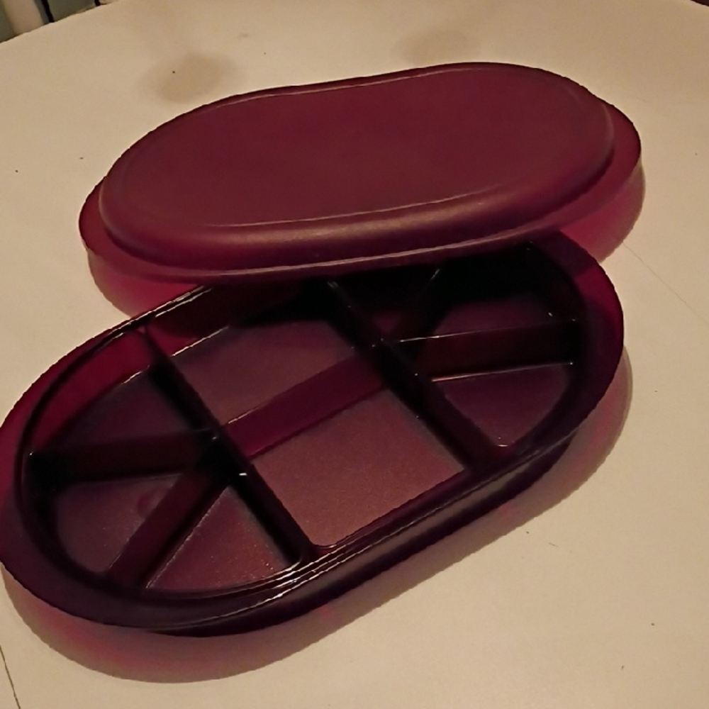 Purple Divided Serving Tray